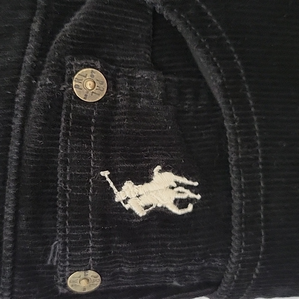 Ralph Lauren Black Corduroy Pants, Size 8 - Picture 4 of 7